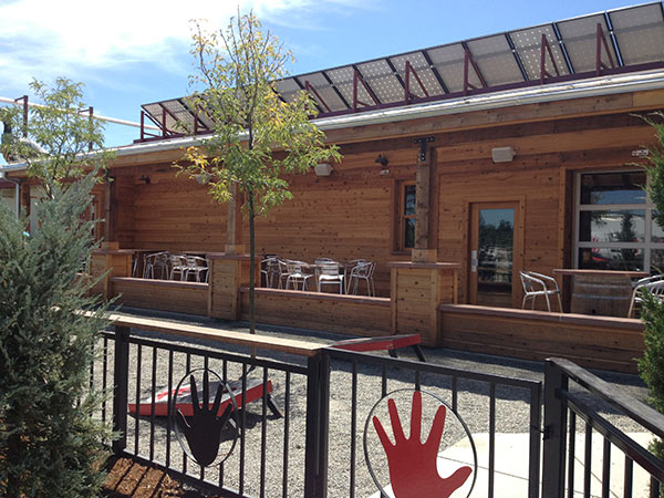 Covered North Patio Capacity ~40 people